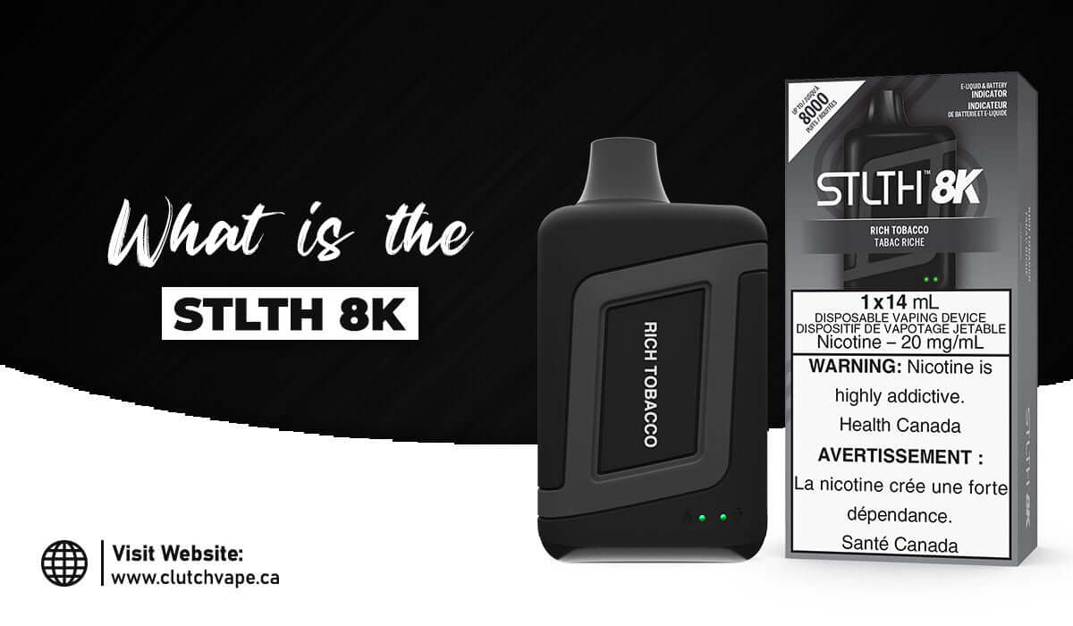 What is the STLTH 8K? Discover the Best Vaping Experience Clutch Vape What is the STLTH 8K? Discover the Best Vaping Experience Clutch Vape