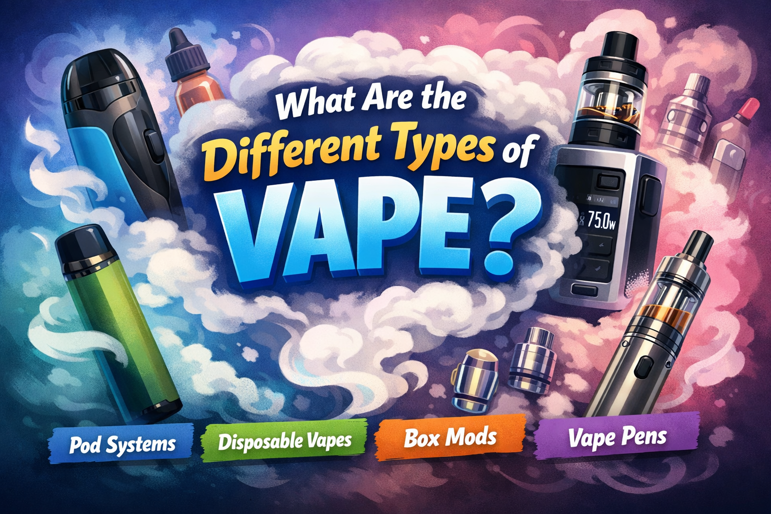 how to recycle vape device Different Types of Vapes - How Many Are There?