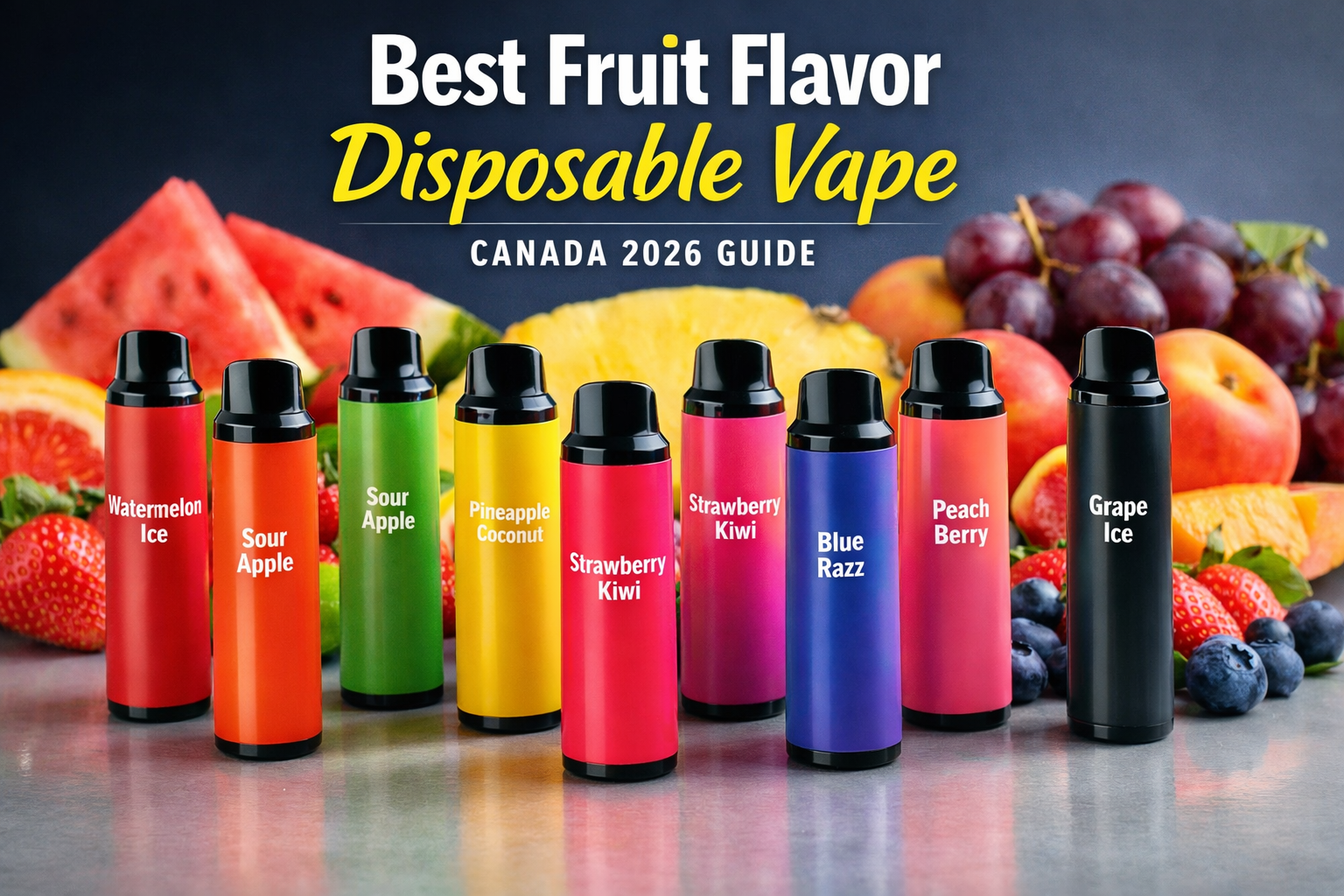 Best Fruit Flavor Disposable Vape in Canada (2026)