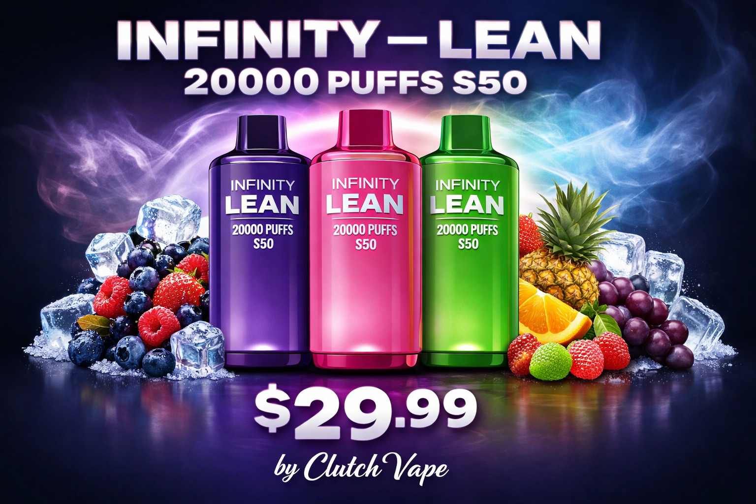 INFINITY LEAN 20000 PUFFS S50 $29.99 | Canada Disposable Vape Review Clutch Vape INFINITY LEAN 20000 PUFFS S50 $29.99 | Canada Disposable Vape Review Clutch Vape