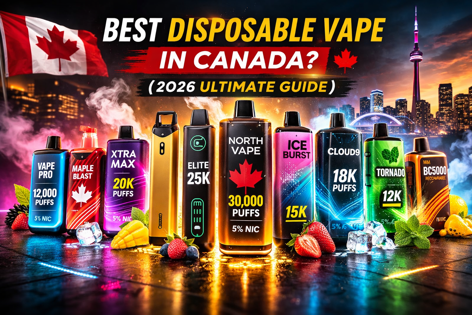 Best Disposable Vape in Canada 2026 | Ultimate Buyer's Guide  Clutch Vape