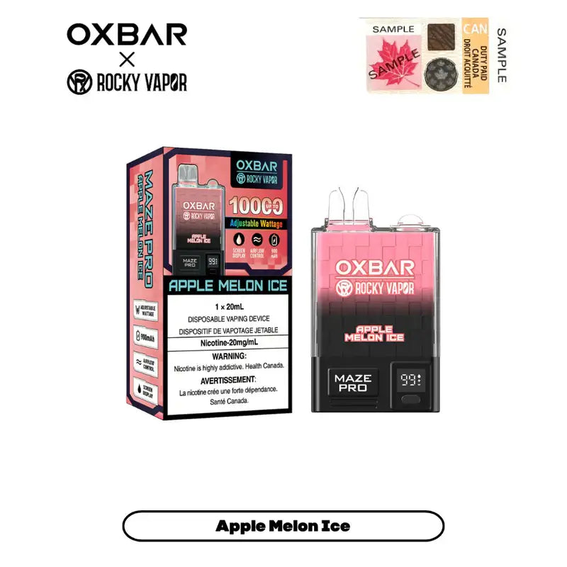 OXBAR MAZE PRO - APPLE MELON ICE - Clutch Vape