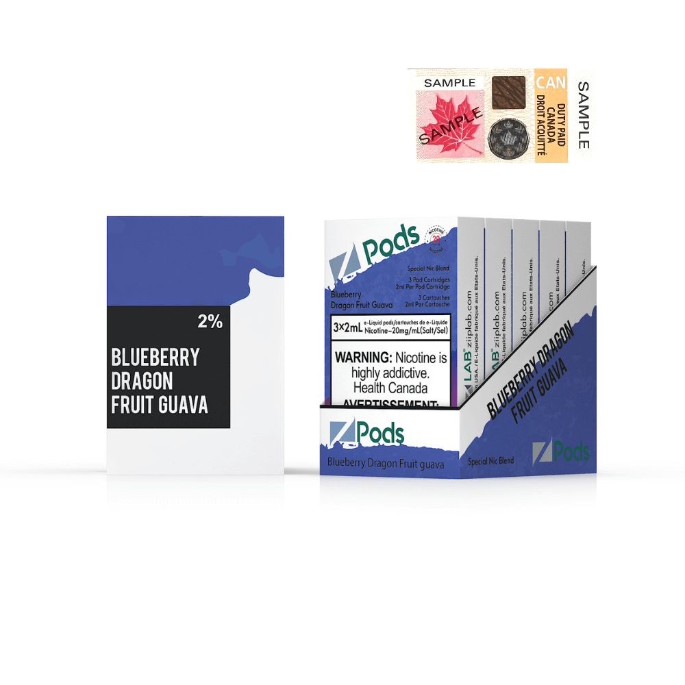 ZPODS - BLUEBERRY DRAGON FRUIT GUAVA - Clutch Vape