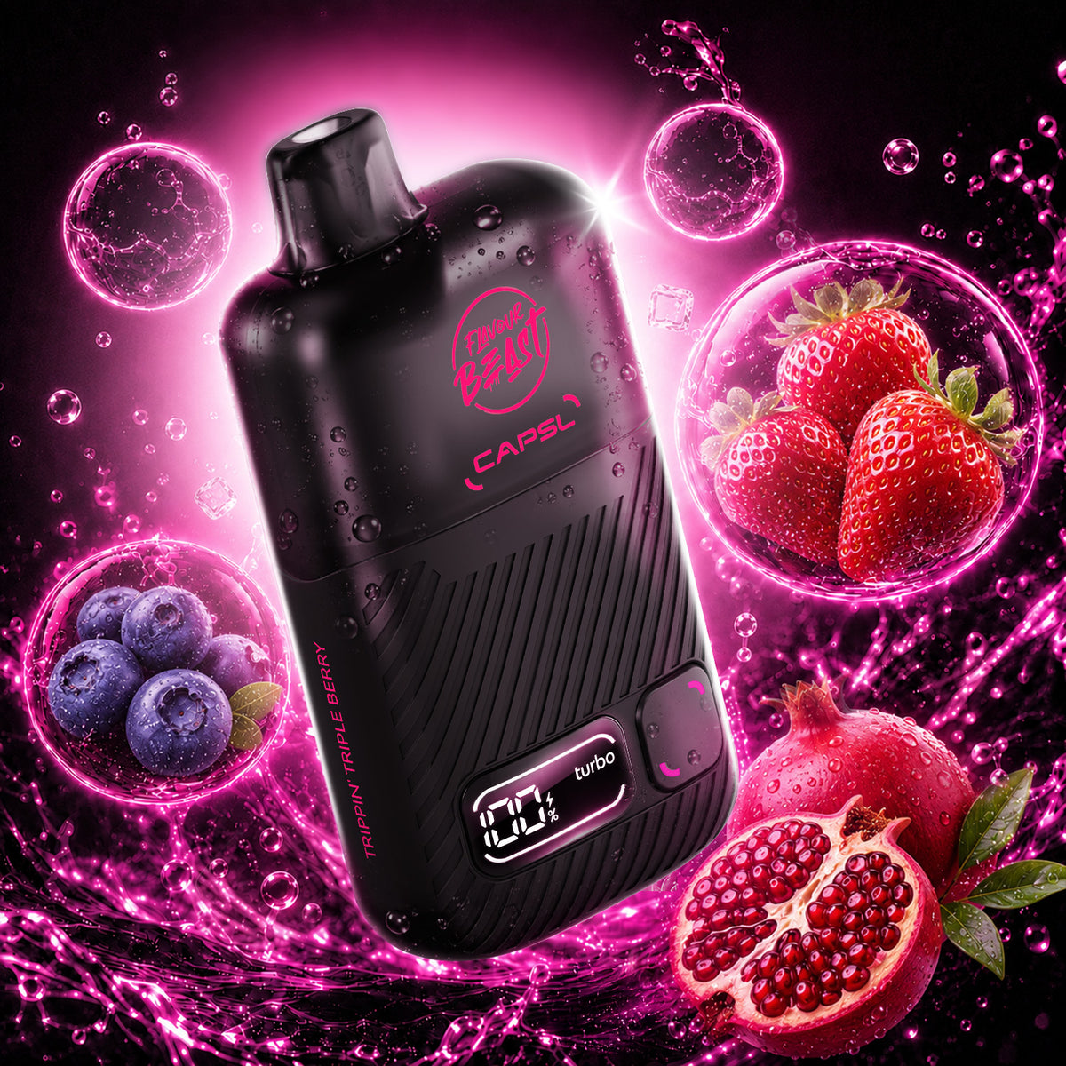 FLAVOUR BEAST CAPSL 150K - TRIPPIN' TRIPLE BERRY
