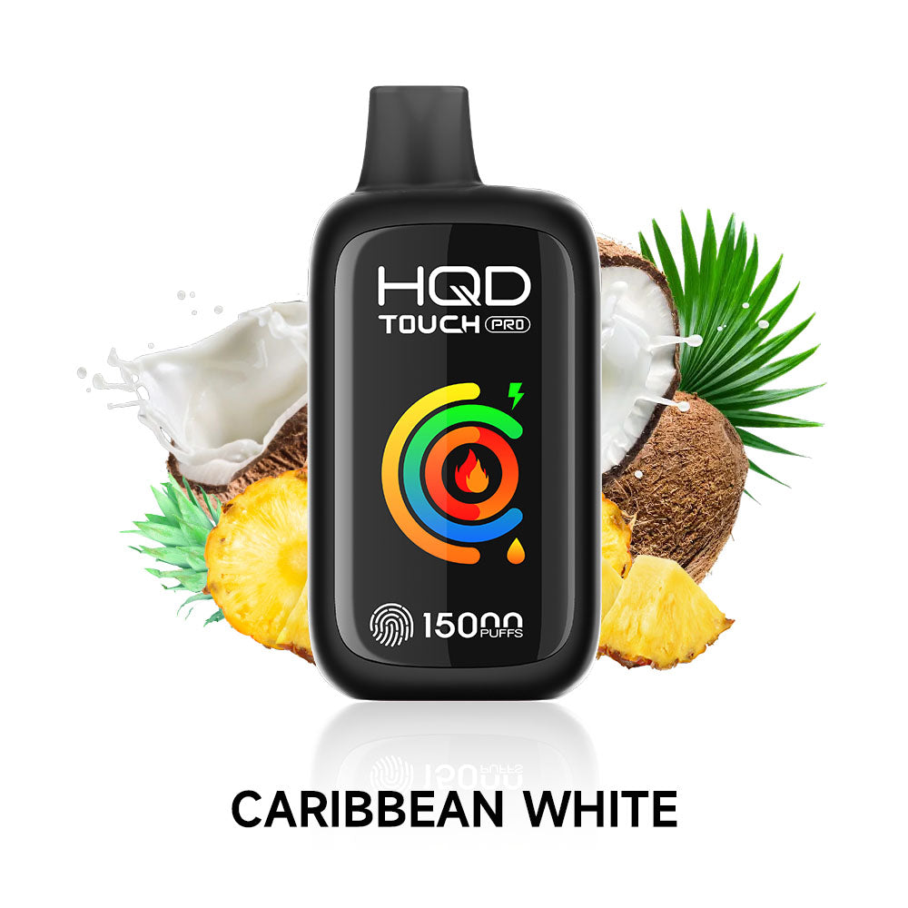 HQD TOUCH 15000 PUFF - CARIBBEAN WHITE