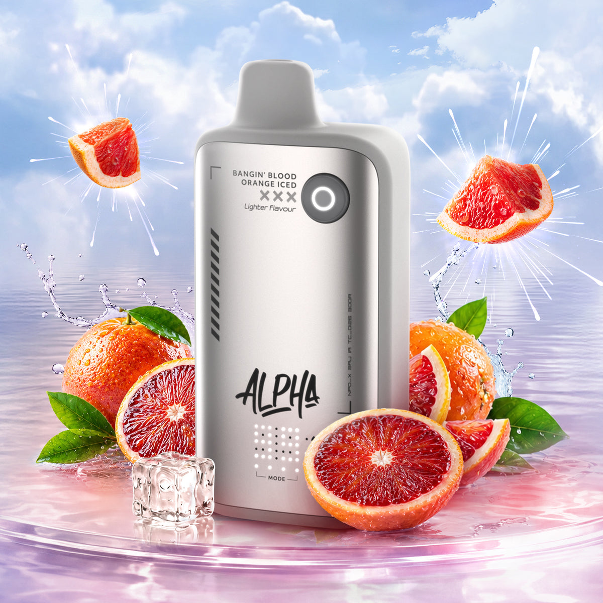 ALPHA 80K L.S. - BANGIN' BLOOD ORANGE ICE