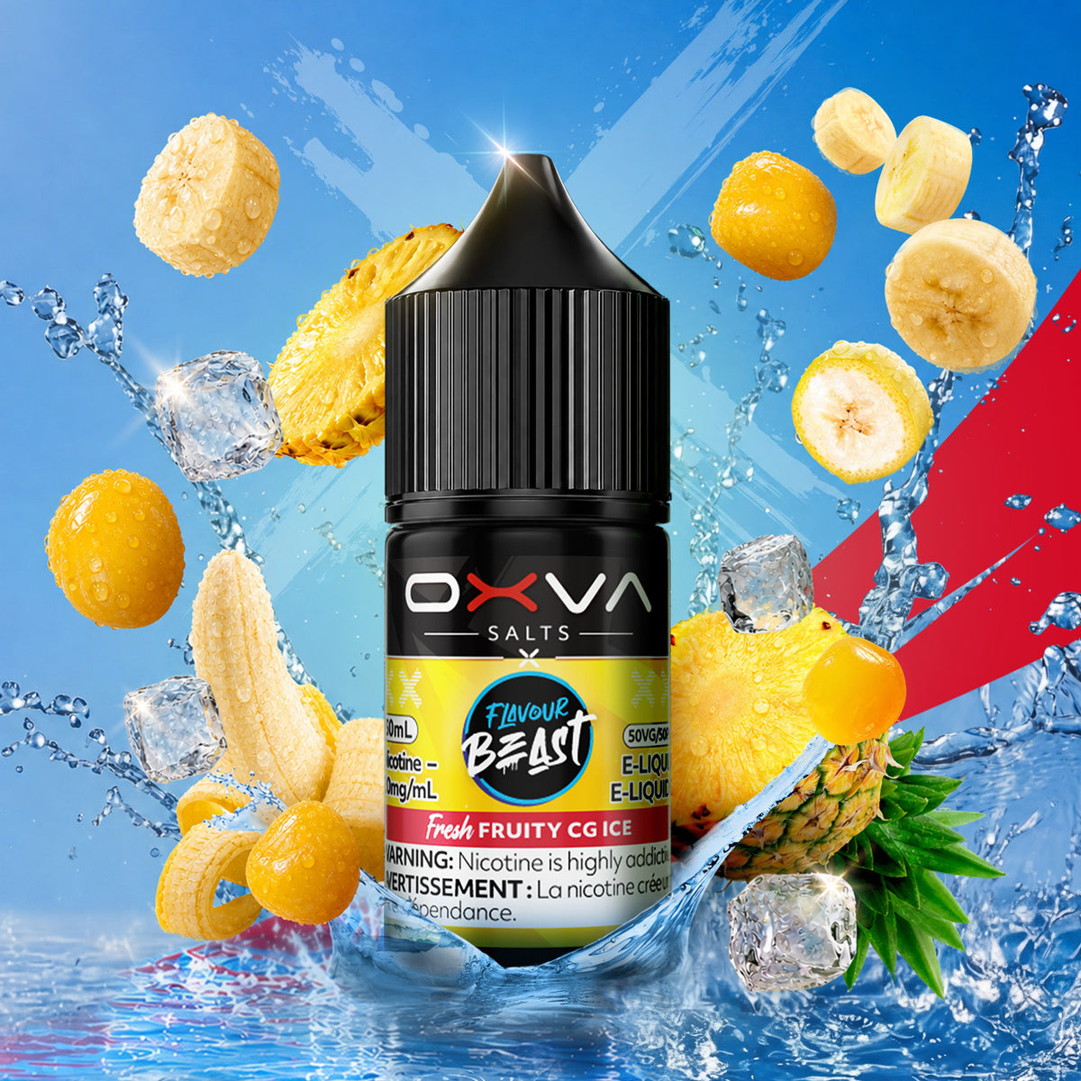 FB X OXVA E-LIQUID - FRESH FRUITY CG ICE