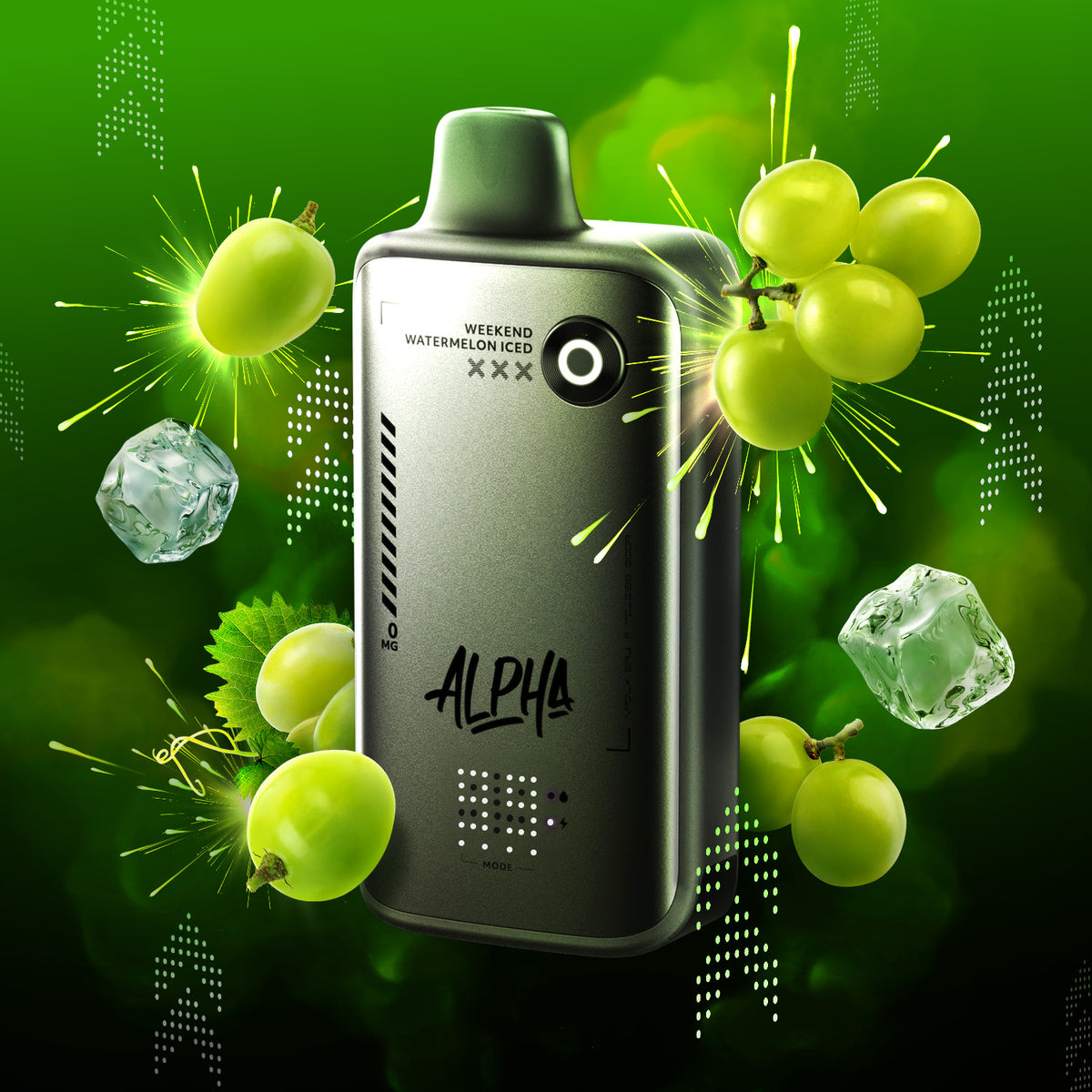 ALPHA 80K 0MG- WILD WHITE GRAPE
