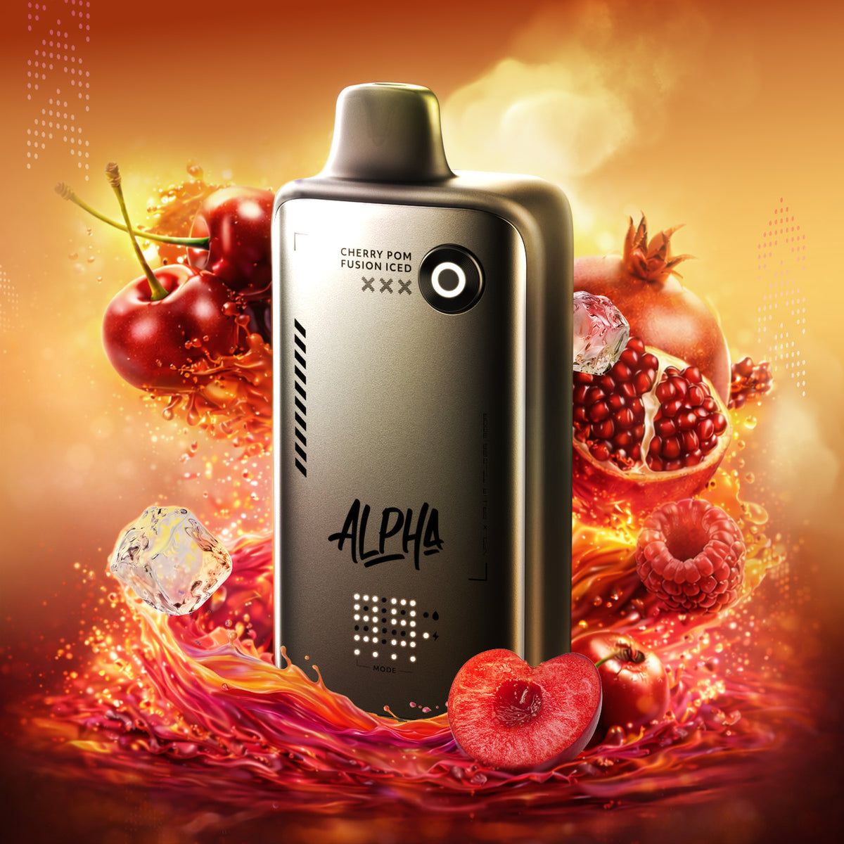 FLAVOUR BEAST ALPHA BLENDED SERIES - CHERRY POM FUSION ICED