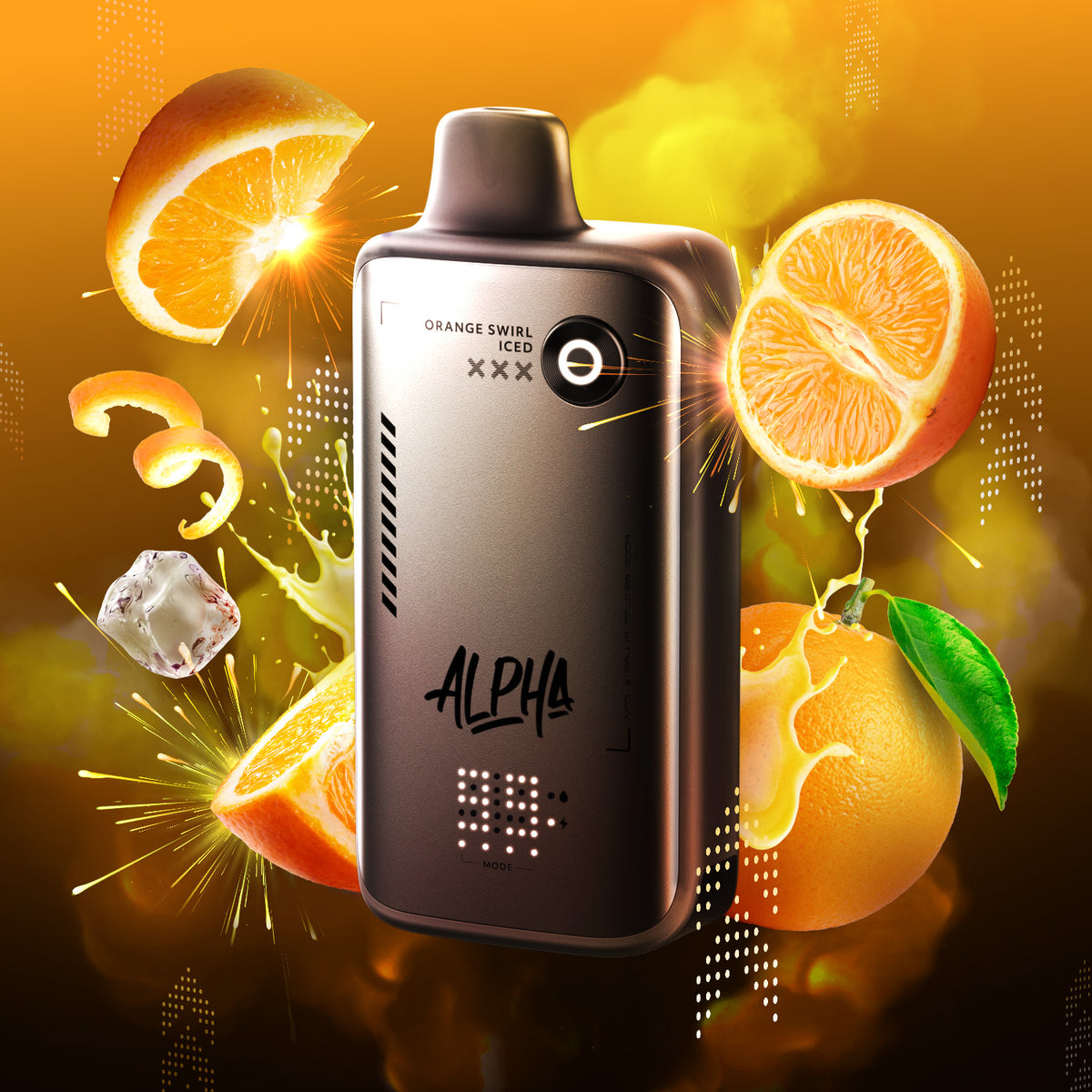 FLAVOUR BEAST ALPHA 80K- ORANGE SWIRL