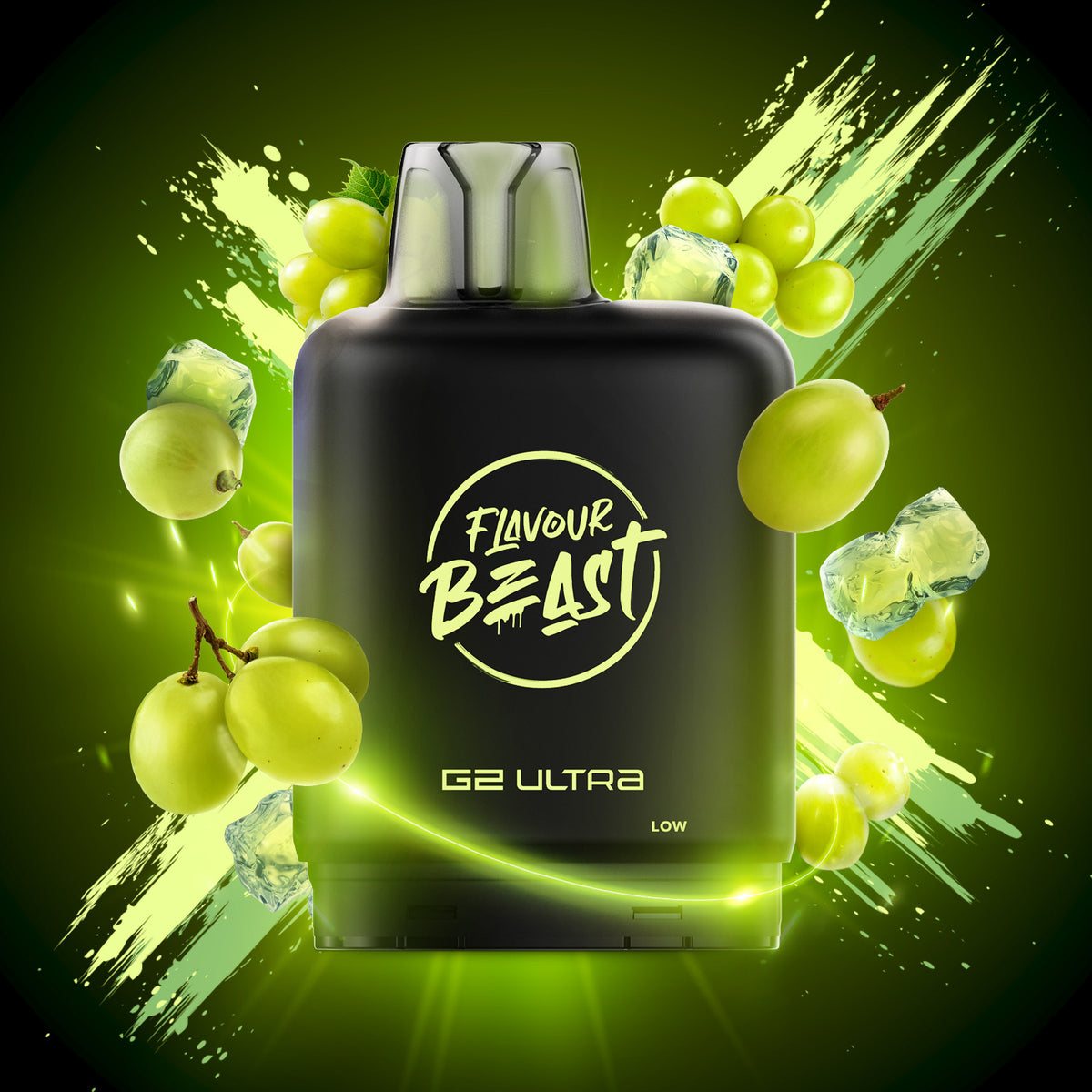 FLAVOUR BEAST LEVEL X ULTRA G2 POD 10MG- WILD WHITE GRAPE