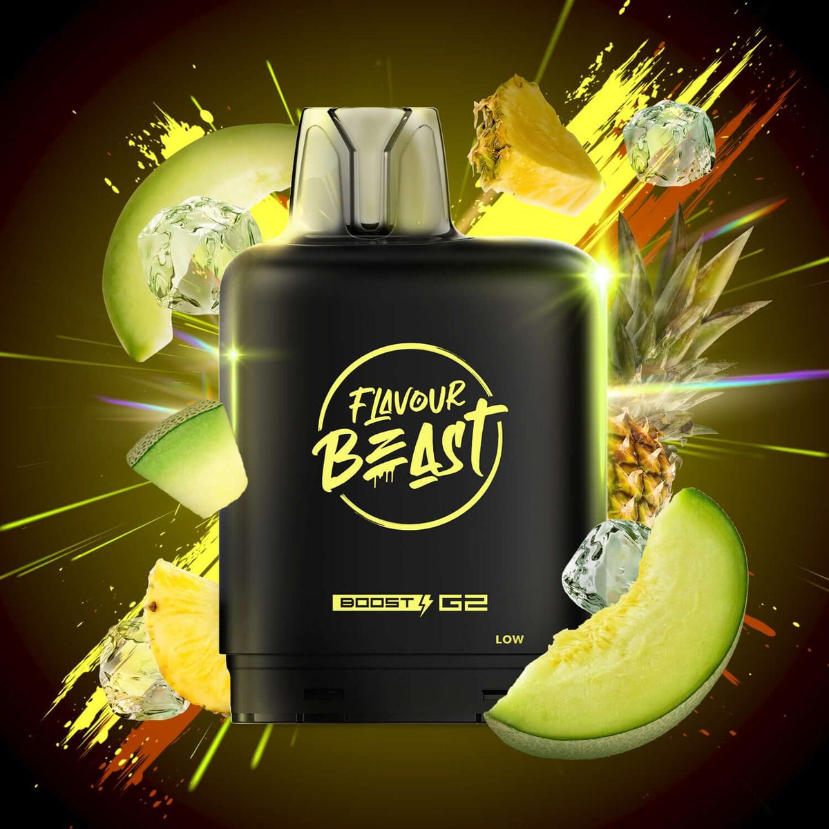 LEVEL X FLAVOUR BEAST 15/25K - HONEYDEW PINEAPPLE - Clutch Vape