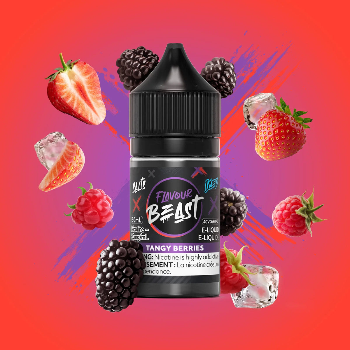 FLAVOUR BEAST - SALT 20MG 30ML- TANGY BERRIES