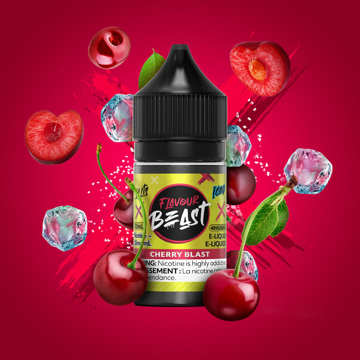 FLAVOUR BEAST - SALT 20MG 30ML- CHERRY BLAST