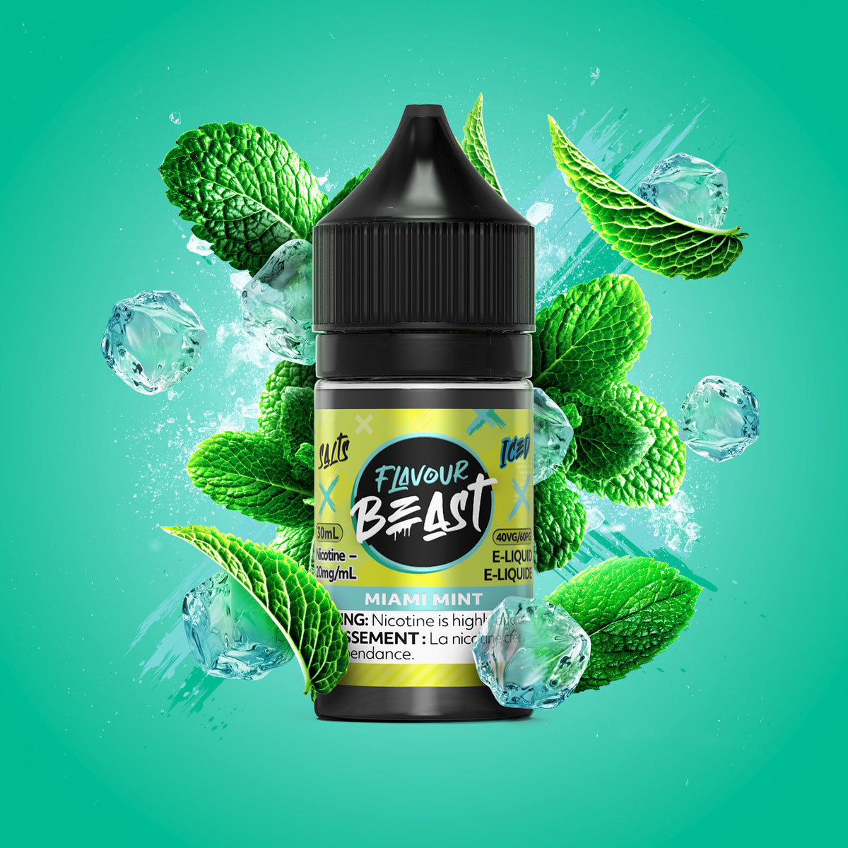 FLAVOUR BEAST - SALT 20MG 30ML- MIAMI MINT