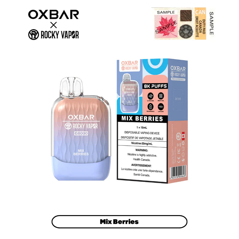 OXBAR G-8000-MIXED BERRIES
