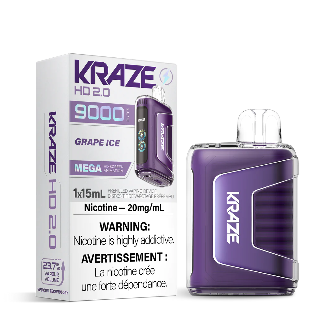 KRAZE 9K- GRAPE ICE