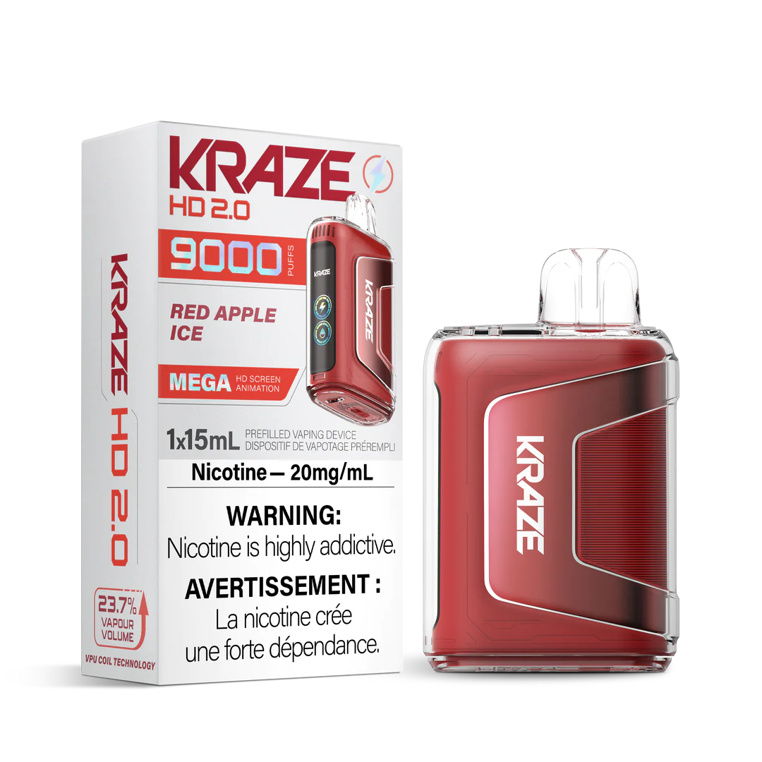 KRAZE 9K- RED APPLE ICE