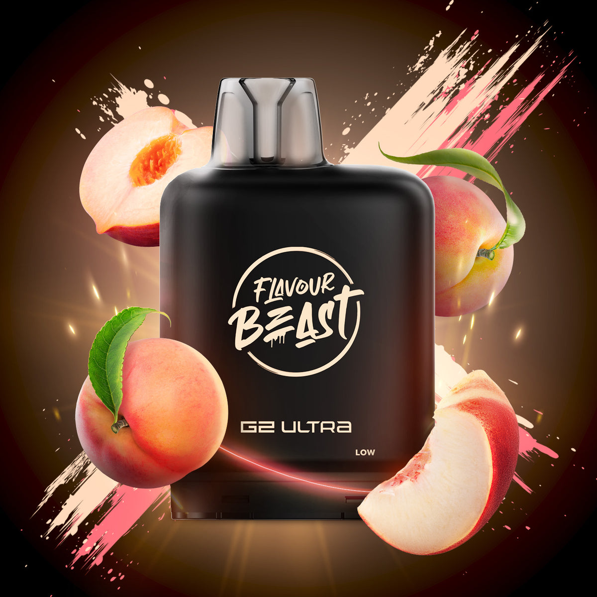 LEVEL X G2 ULTRA FLAVOUR BEAST 50k - WICKED WHITE PEACH