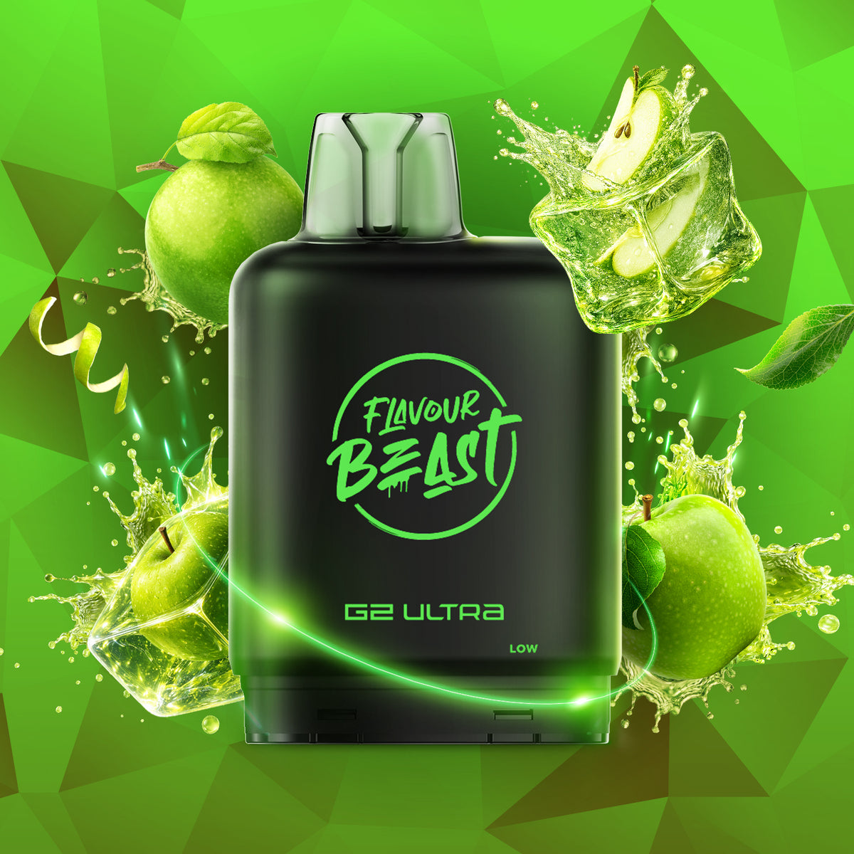 LEVEL X G2 ULTRA FLAVOUR BEAST FRUITY SERIES - GREEN APPLE FRUITY G