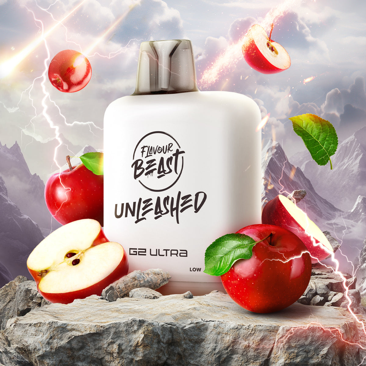 LEVEL X G2 ULTRA FLAVOUR BEAST UNLEASHED 50k - EPIC RED APPLE