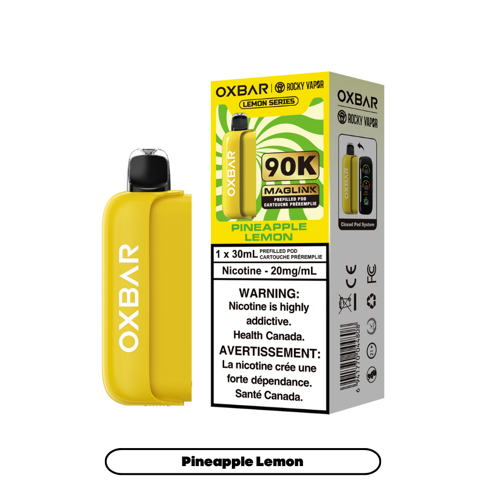 OXBAR MAGLINK 90K PODS - PINEAPPLE LEMON