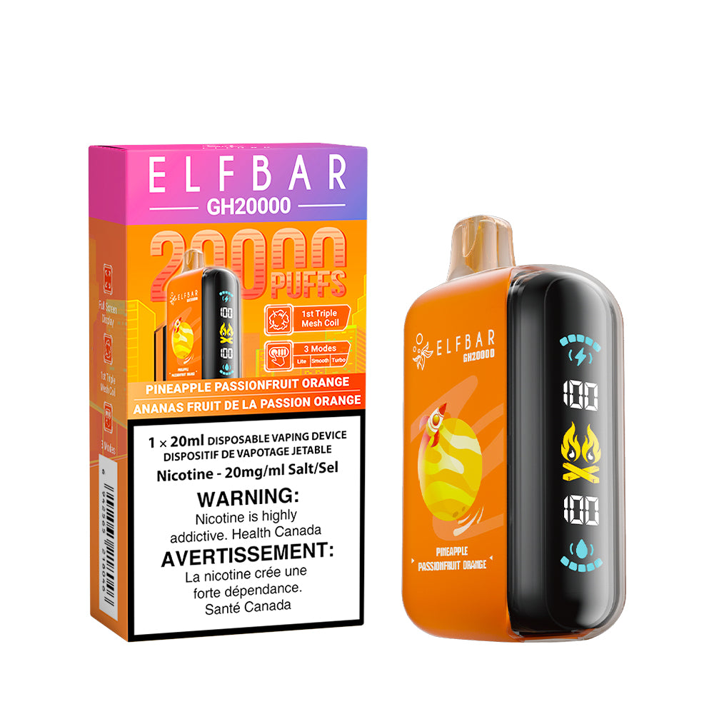 ELF BAR GH 20K- PINEAPPLE PASSIONFRUIT ORANGE
