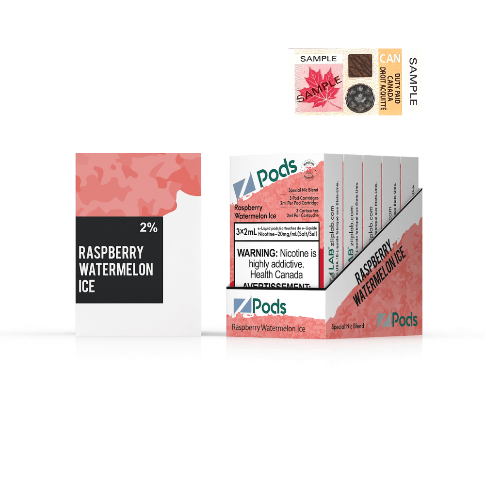 ZPODS - RASPBERRY WATERMELON ICE - Clutch Vape