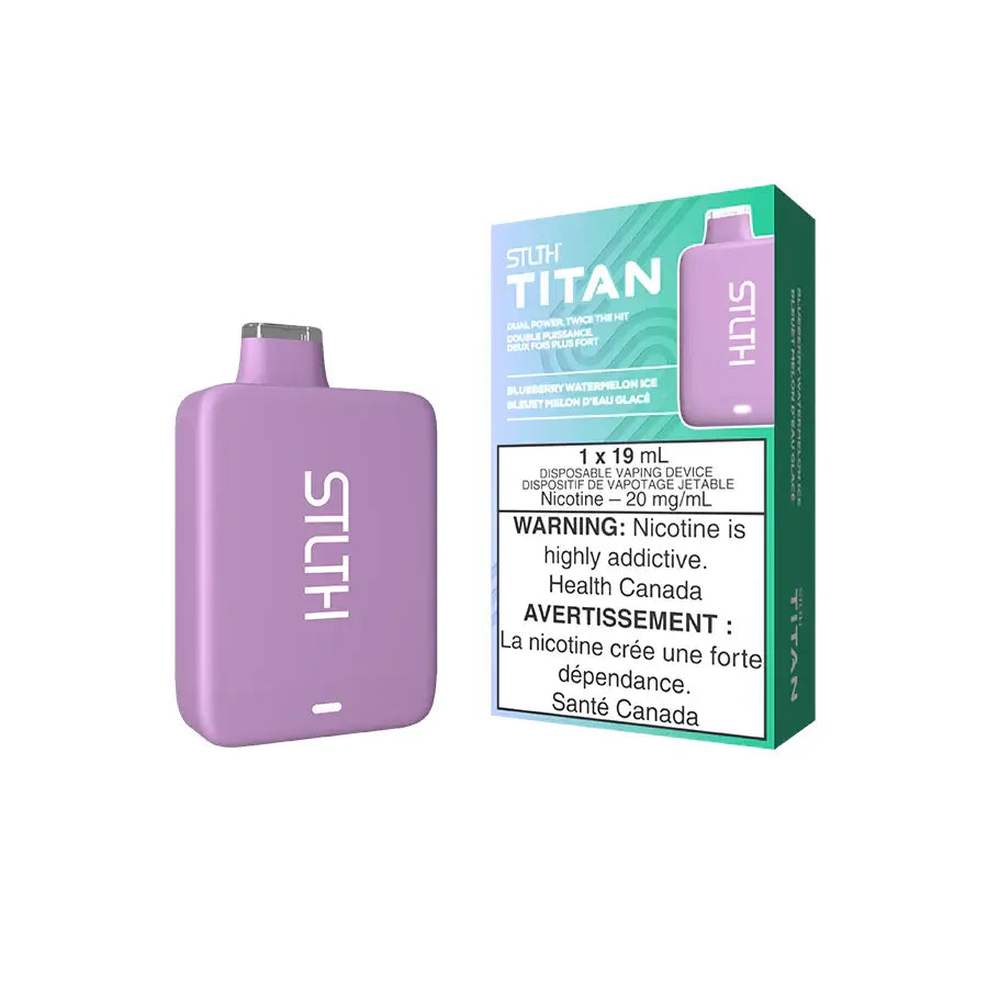 STLTH TITAN 10K-BLUEBERRY WATERMELON ICE - Clutch Vape