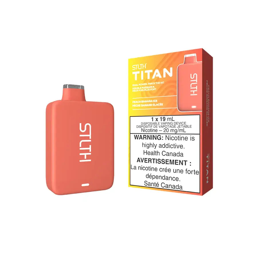 STLTH TITAN 10K-PEACH BANANA ICE - Clutch Vape