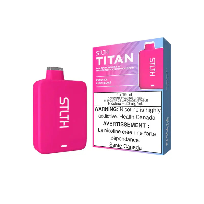STLTH TITANT DISPOSABLE- PUNCH ICE - Clutch Vape