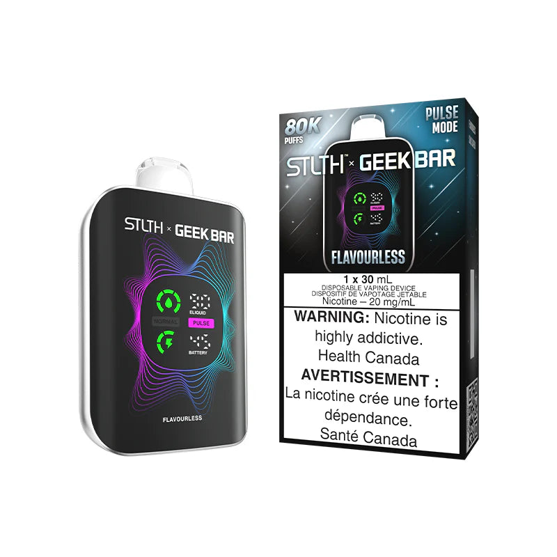 STLTH Γ GEEK BAR 80k - FLAVOURLESS
