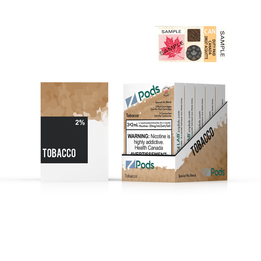 ZPODS - TOBACCO - Clutch Vape