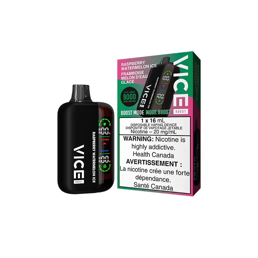 VICE BOOST 9K RASPBERRY WATERMELON ICE - Clutch Vape