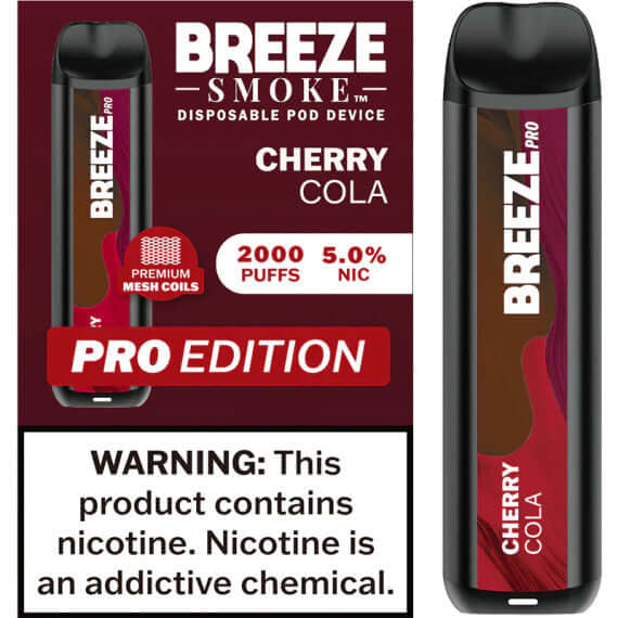 BREEZE PRO 50MG - CHERRY COLA - Clutch Vape