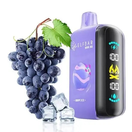 ELFBAR RAYA D3 25k 50 MG/ML - GRAPE ICE - Clutch Vape