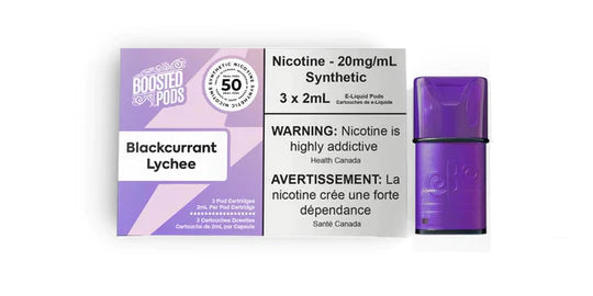BOOSTED PODS S50 -BLACKCURRANT LYCHEE - Clutch Vape