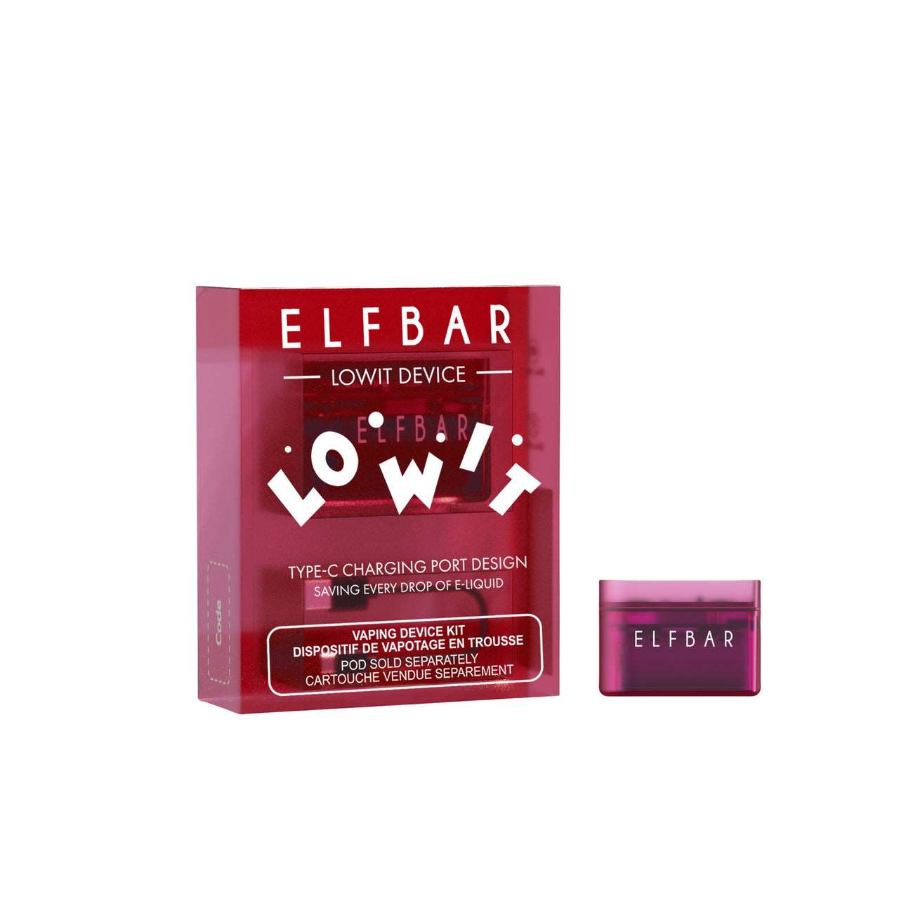 ELFBAR - LOW IT DEVICE RED - Clutch Vape