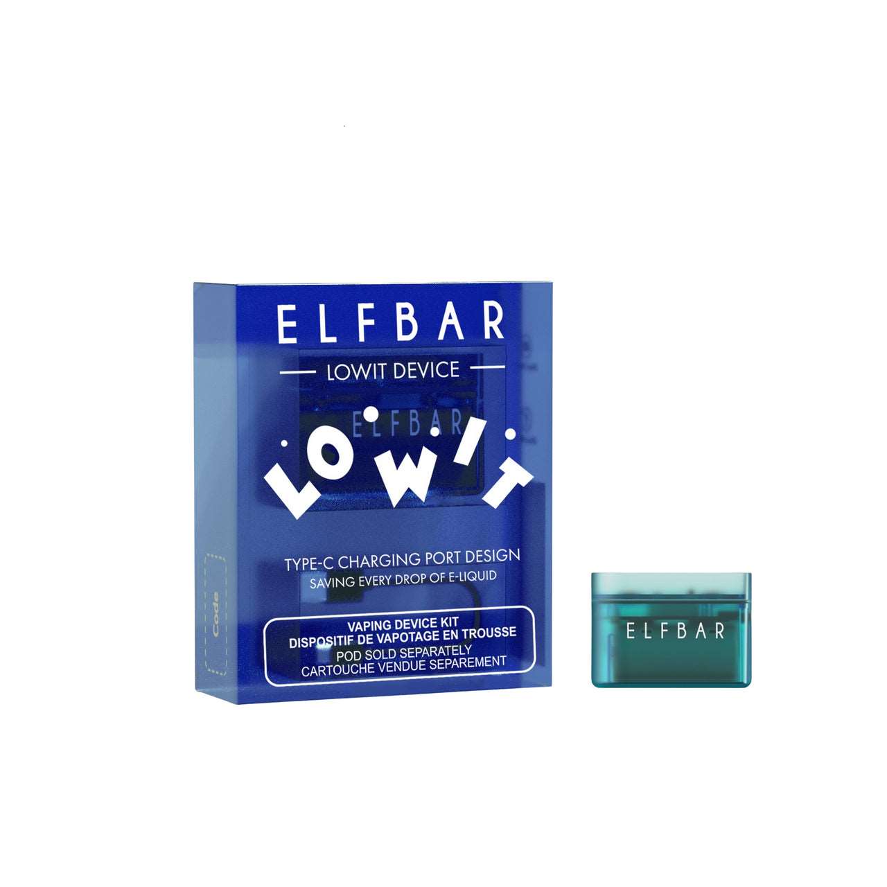 ELFBAR - LOW IT DEVICE BLUE - Clutch Vape