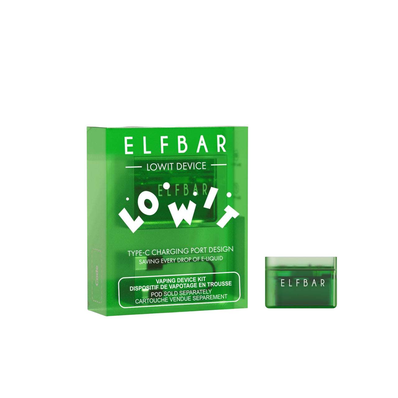 ELFBAR - LOW IT DEVICE GREEN - Clutch Vape