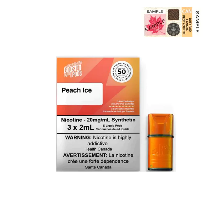 BOOSTED PODS S50 - Peach Ice - Clutch Vape