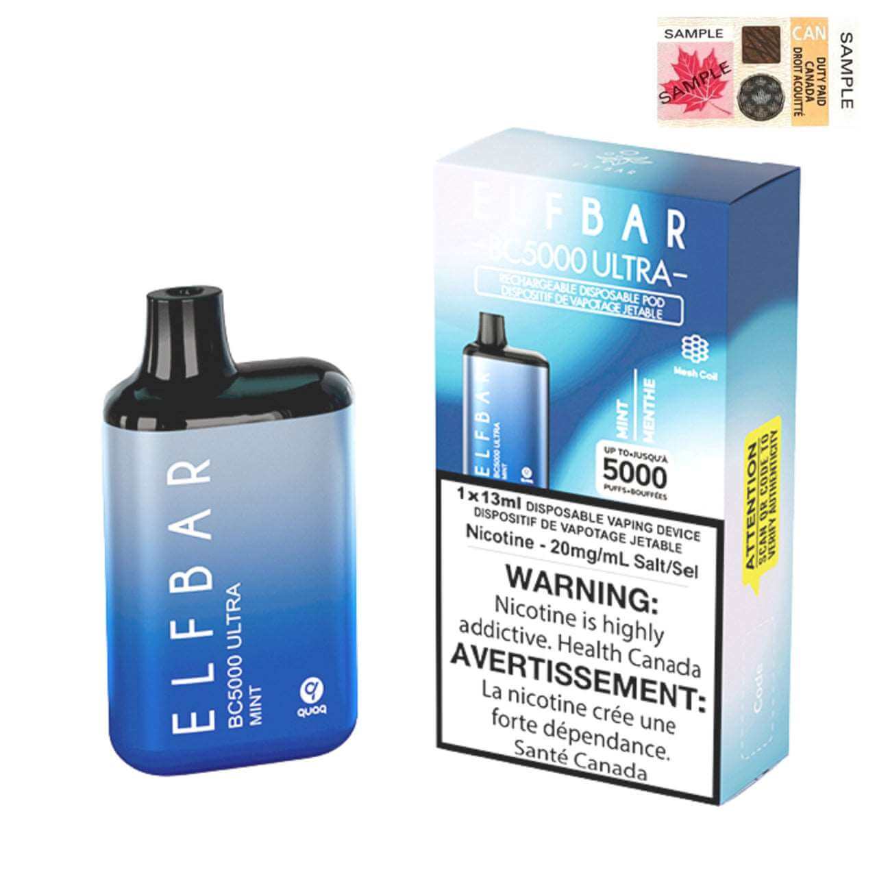 ELF BAR ULTRA MINT - Clutch Vape
