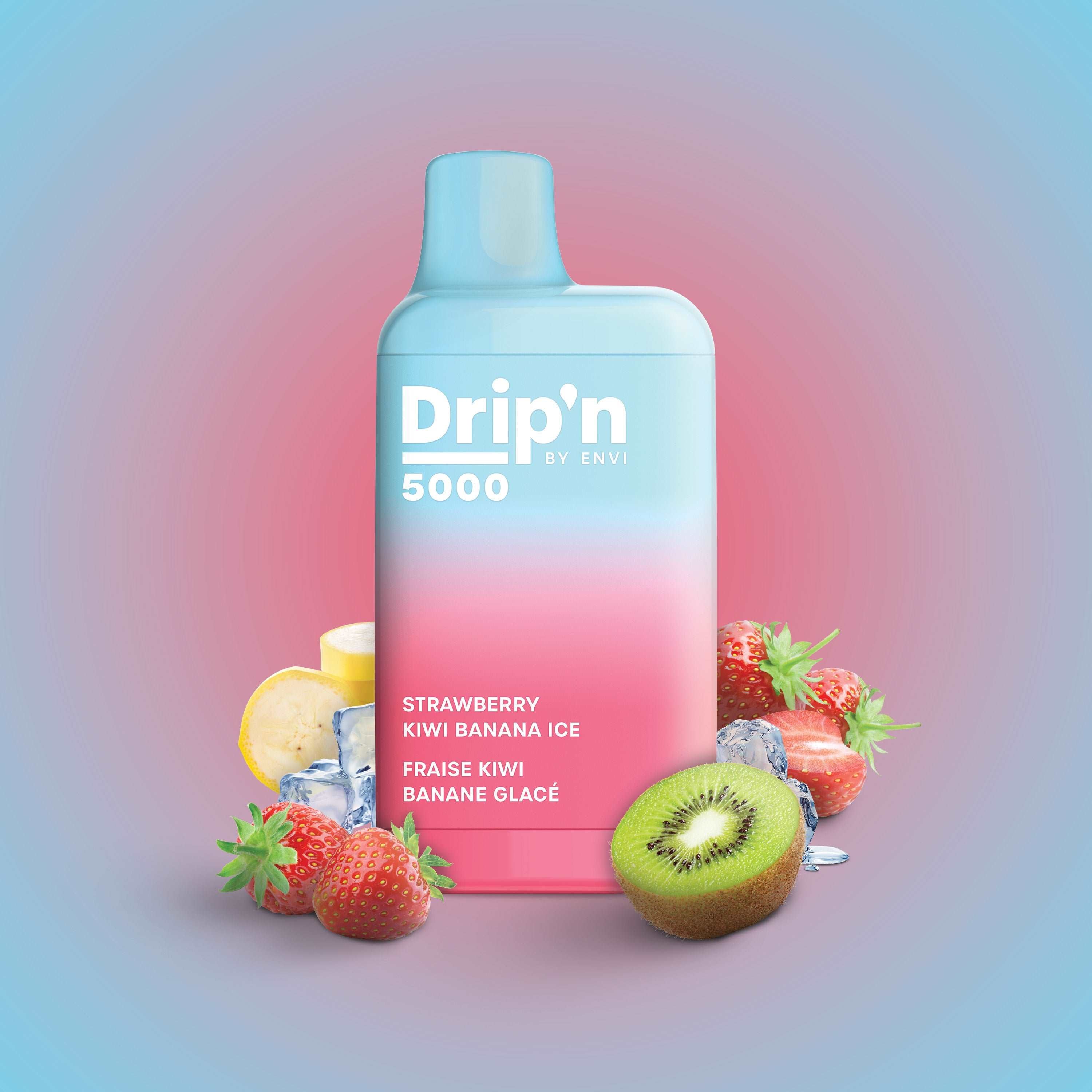 Drip'n by Envi Strawberry Kiwi Banana Ice - Clutch Vape
