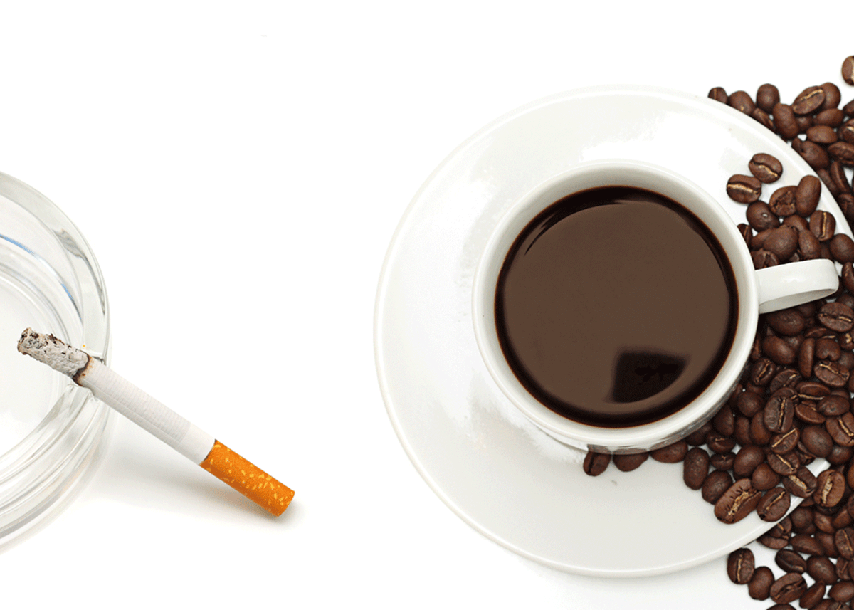 cigarettes caffeine Your Caffeine, Nicotine And Sugar Liberation Original illustration inspired by our favorite vices (and black and white Jim Jarmusch film bearing the same name.) Common stimulants: Caffeine, Nicotine and