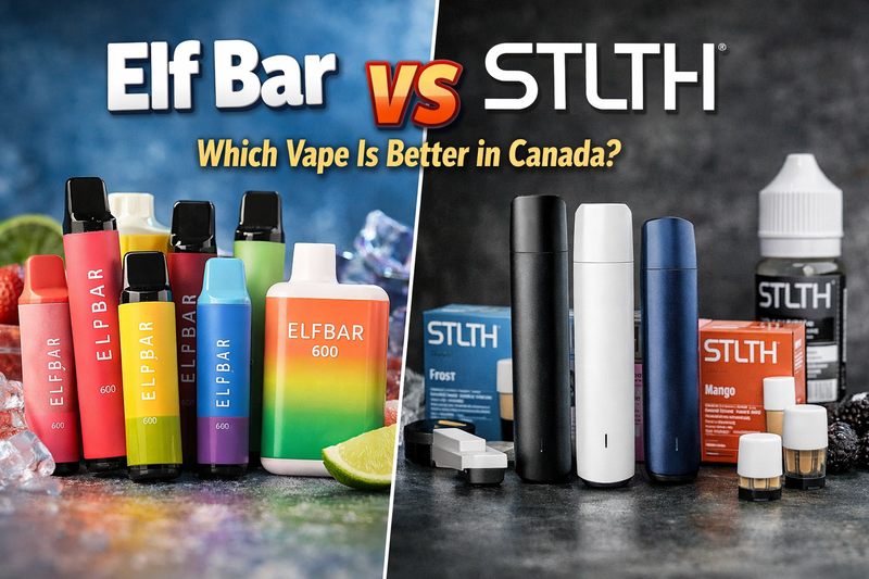 Elf Bar vs STLTH Canada | LOOP MAX x ELFBAR Comparison Guide Clutch Vape Elf Bar vs STLTH Canada | LOOP MAX x ELFBAR Comparison Guide Clutch Vape