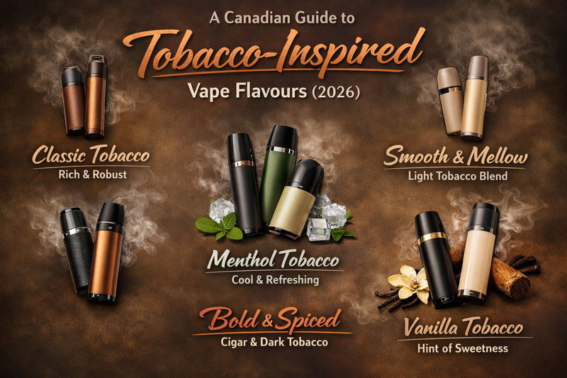 Best Vape That Tastes Like Tobacco in Canada (2026 Guide) Clutch Vape Best Vape That Tastes Like Tobacco in Canada (2026 Guide) Clutch Vape
