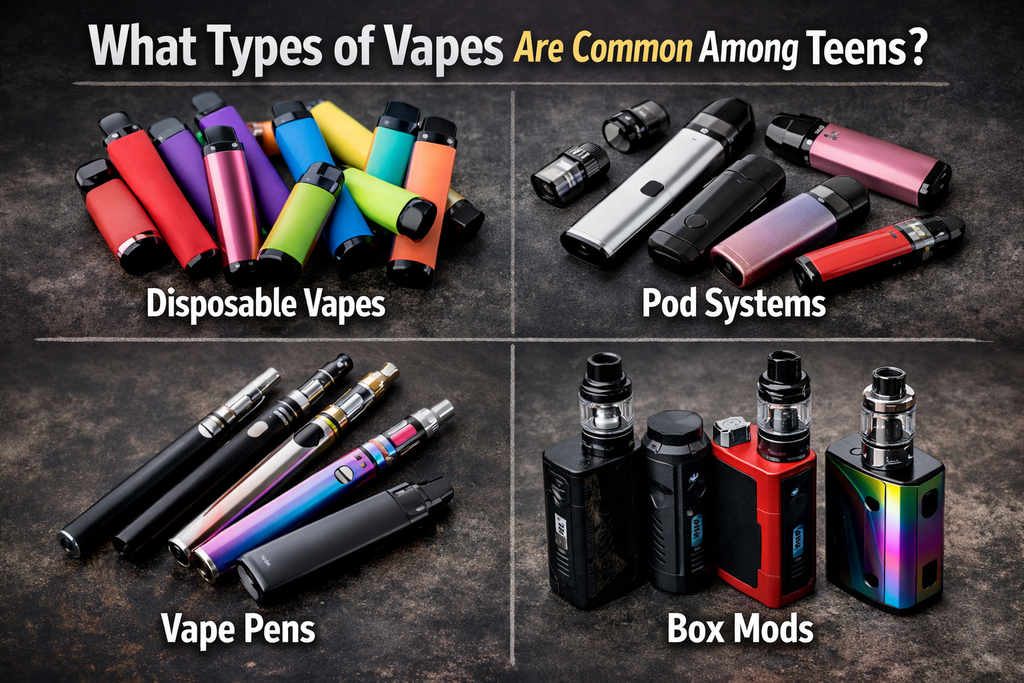 What Types of Vapes Are Common Among Teens? Clutch Vape What Types of Vapes Are Common Among Teens? Clutch Vape