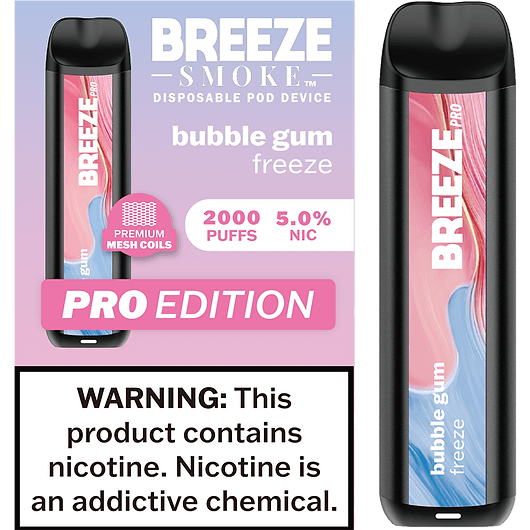 BREEZE - PRO 50 MG 2000 PUFFS - $34.99