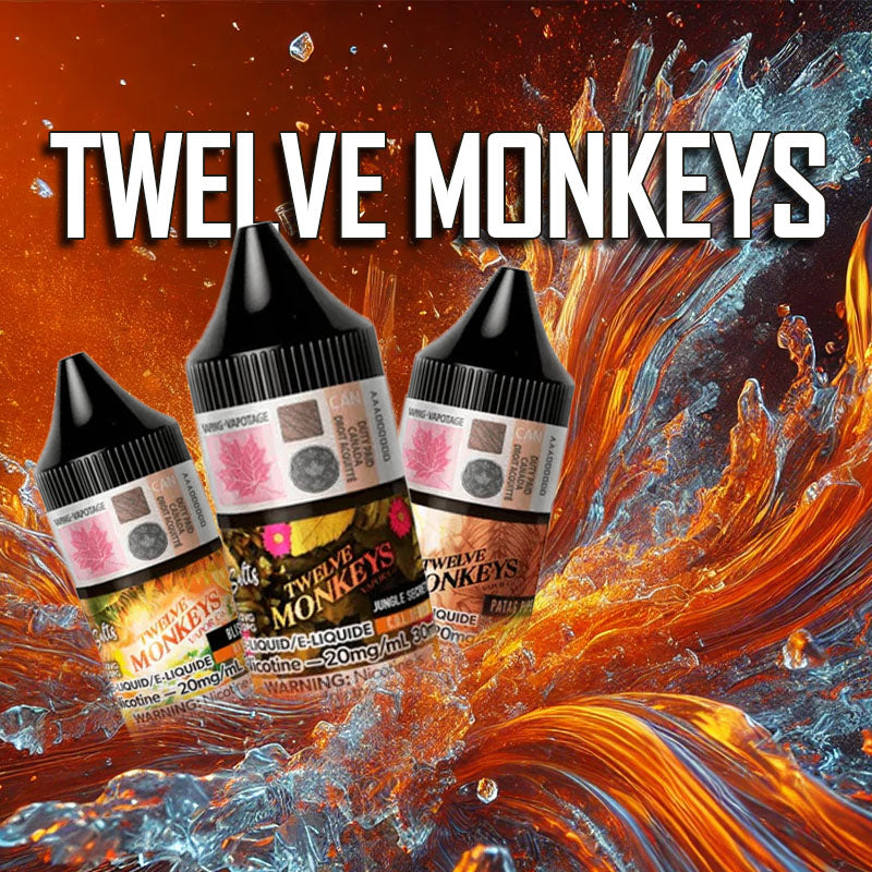 Chill Out with Best Twelve Monkeys Salt and Salt Ice Vape Juice Flavours –  Clutch Vape