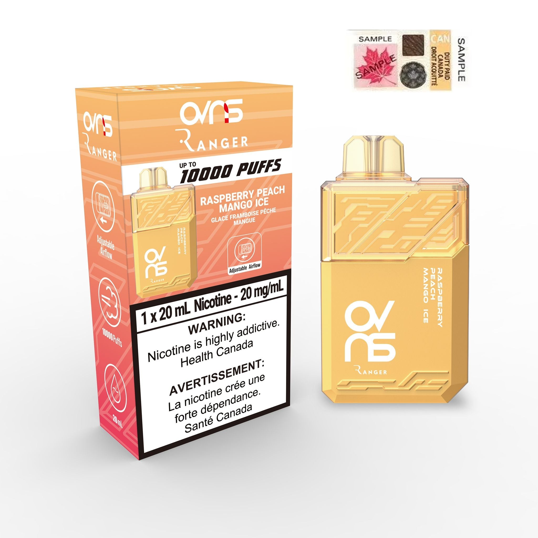 OVNS Ranger Disposable 10000 Puffs Vape Device | Clutch Vape